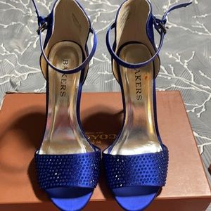 Royal blue heels
